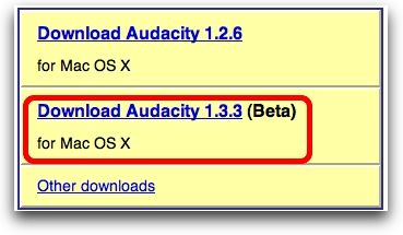 audacity for mac manual